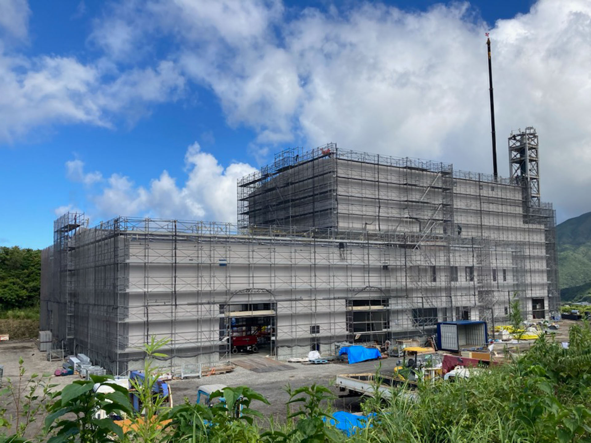 足場架け払い工事