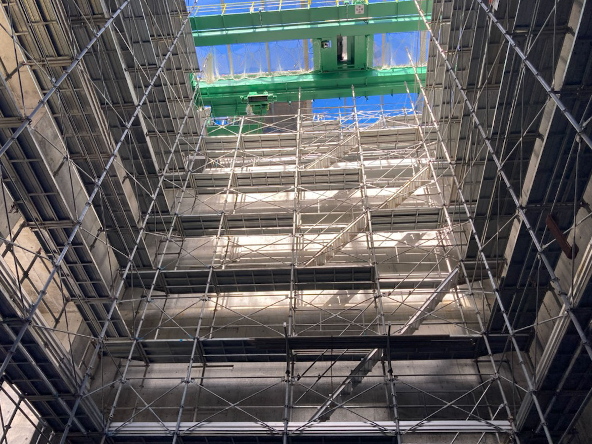 足場架け払い工事