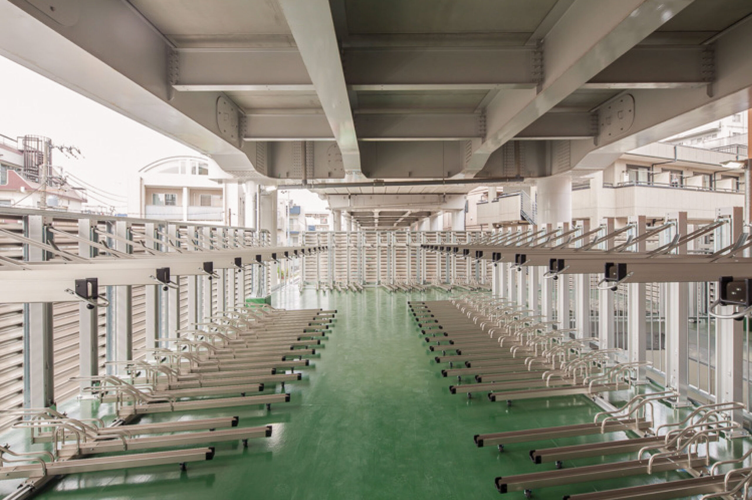 大田区駐輪場工事